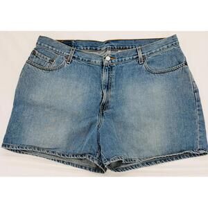 Levi's Vintage Denim Shorts Relaxed Fit Size 20 Cotton Blue
